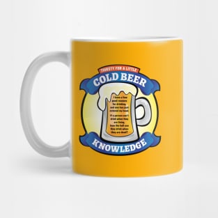 Cold Beer Knowledge Mug